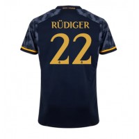 Muški Nogometni Dres Real Madrid Antonio Rudiger #22 Gostujuci 2023-24 Kratak Rukav